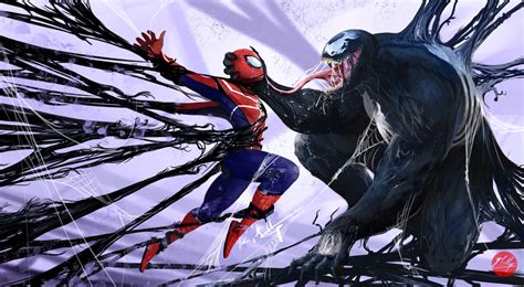 Spiderman Vs Venom Hd Superheroes 4k Wallpapers Images Backgrounds