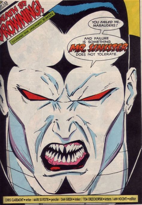 Mr Sinister Mr Sinister X Men Comic Books Art