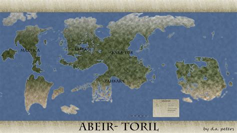 Abeir Toril Faerûn Forgotten Realms Fantasy World Map Fantasy Map Map