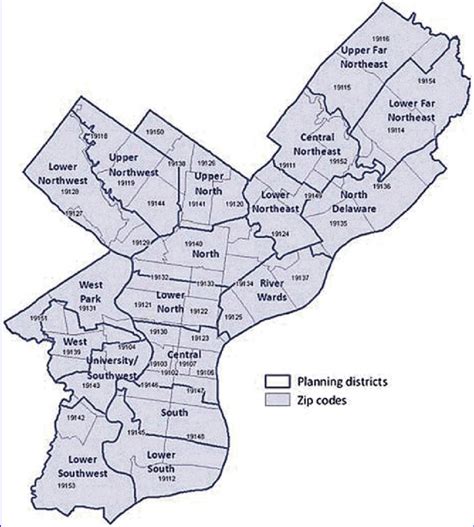 Philadelphia Planning District Map Download Scientific Diagram