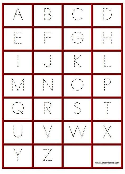 4 Best Images Of Printable Alphabet Tracing Templates Alphabet