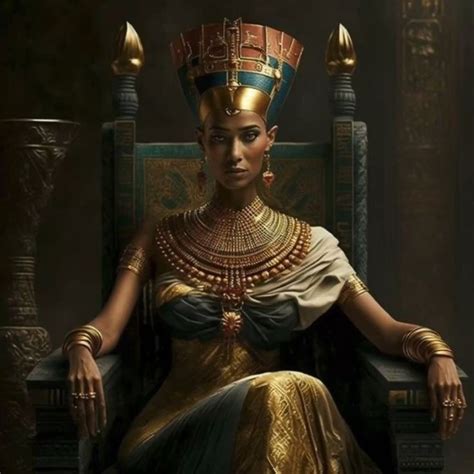 Queen Nefertiti🇪🇬 In 2023 Egyptian Goddess Art Egyptian Goddess