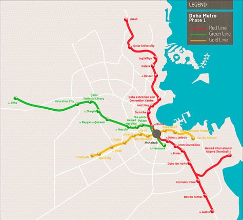 Doha Train Map