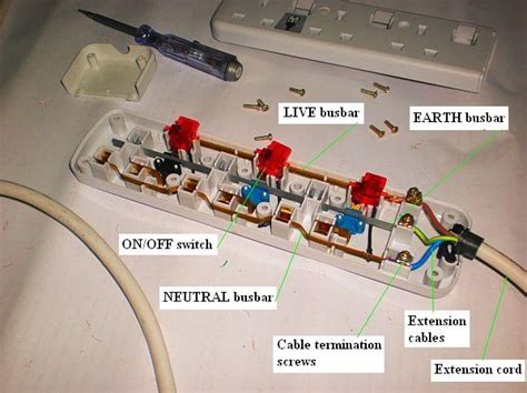 We use them for everything from the connection of some temporary to watch the complete video demonstrating the steps to wiring and repairing an extension cord, view below: Electrical Installation Wiring Pictures: Electrical socket extension unit