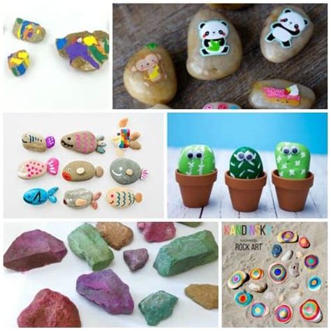 Simple Rock Painting Ideas For Kids ~ Over 25 Stone Painting Techniques