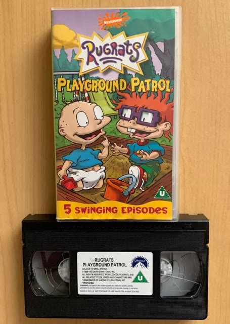 RUGRATS PLAYGROUND PATROL VHS Video Cassette Tape Nickelodeon FAST UK