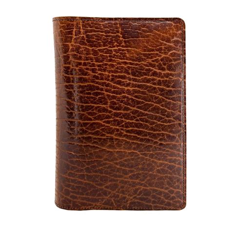 Limited Edition Rustic Leather Pocket Notebook Covers Oberon Design
