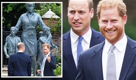 diana statue unveiled live harry and william rekindle lost bond