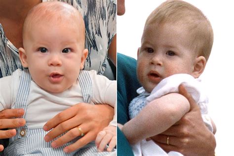 Archie Resembles Dad Prince Harry See Photos Side By Side