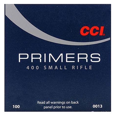 Cci Small Rifle Primers No 400