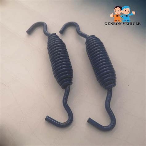 Ketegangan Besar Standar 250mm φ7 Pegas Coil Udara Untuk Sepatu Rem