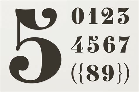 40 Best Number Fonts For Displaying Numbers Number Fonts Best