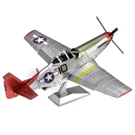 Metal Earth Tuskegee Airmen P 51d Mustang 3d Metal Model Kits