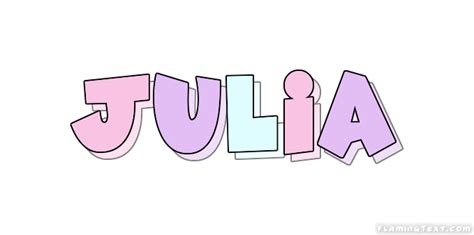 Julia Logo Free Name Design Tool From Flaming Text