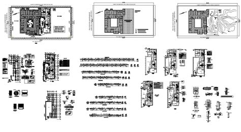 Column Beam And Slab Structure Layout 2d View Autocad File Cadbull