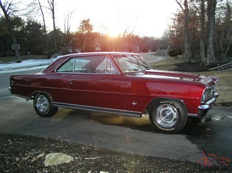 1966 Chevy Nova Ss Metallic Cherry Red