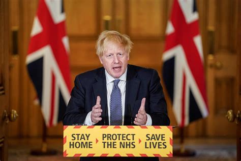 Coronavirus article bar with counter. PM Boris Johnson charts Britain's path out of coronavirus ...