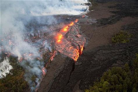 Hawaii Volcano Spews Lava Into Rivers Of Fire From Newest Vent