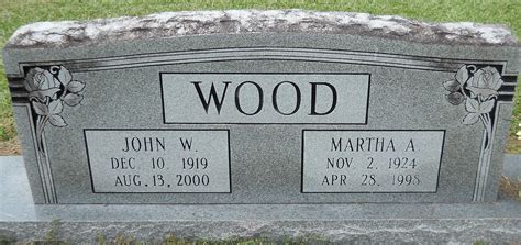 Martha Frances Albertson Wood 1924 1998 Memorial Find A Grave