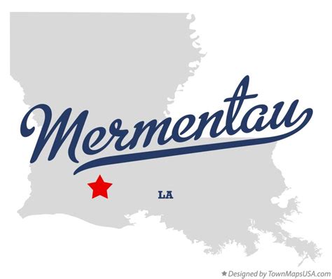 Map Of Mermentau La Louisiana
