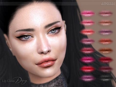 Darcy Lip Gloss By Angissi At Tsr Sims 4 Updates