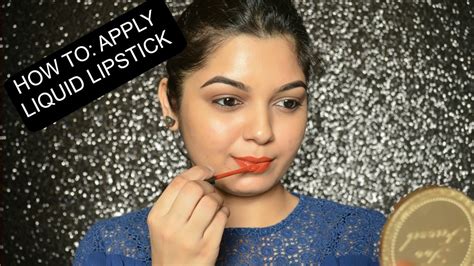 How To Apply Liquid Lipstick YouTube