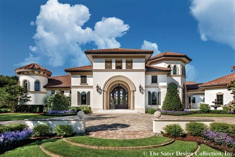 Luxury Tuscan Home Plan With Deluxe Master Suite 340057str