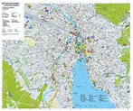 A map of Zurich and helpful tips to get around the city