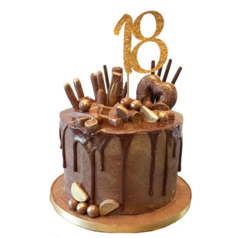 29,000+ vectors, stock photos & psd files. Chocolate Drip 18th Birthday Cake