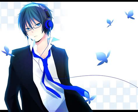 Anime Boy With Glasses Wallpapers Wallpaper Cave