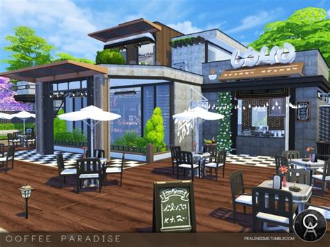 Coffee Paradise By Pralinesims At Tsr Sims 4 Updates