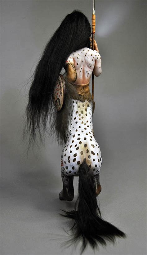 Ooak One Of A Kind Fairy Native American Centaur Sculpture By