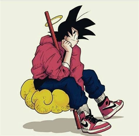 Drippy Goku Poster Img Stache