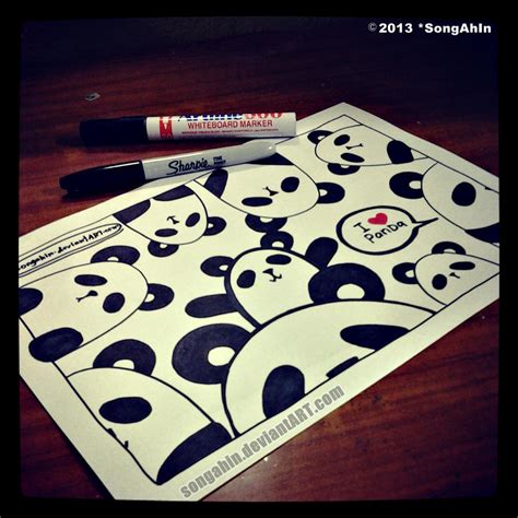 Panda Doodle By Songahin On Deviantart
