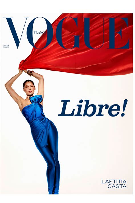 Laetitia Casta Covers The March 2022 Edition Of Vogue France Vogue France