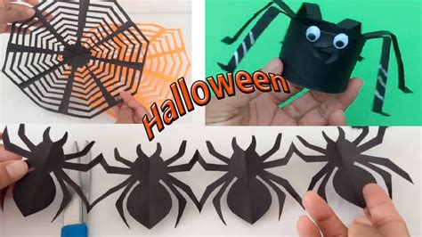 Adornos para Halloween como hacer arañas como hacer una telaraña