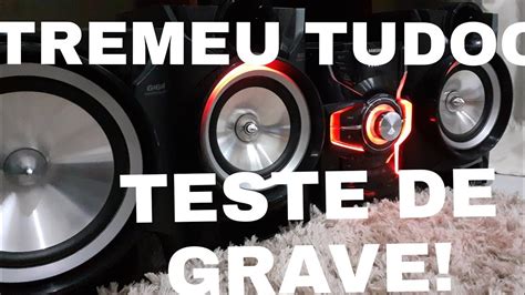 Teste De Grave Do Meu Somgrave Forte Bass Boosted Youtube