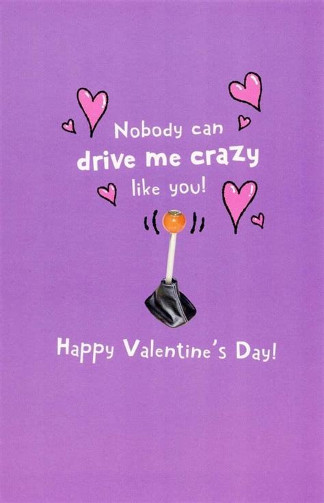 One I Love Go Steady On Gearstick Naughty Valentines Day Card Funny Cards Dc Occasion Cards