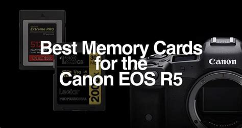 Best Memory Cards For The Canon Eos R5 Justin Punio