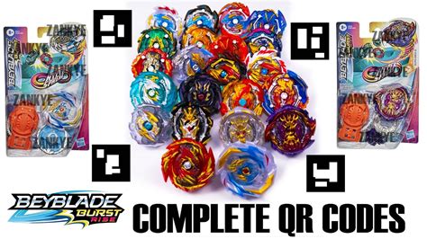 All Beyblade Burst Rise Complete Rise Qr Codes Command Dragon Master
