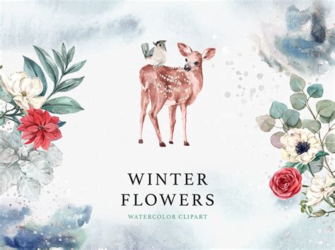 Winterurlaub Clipart Of Flowers