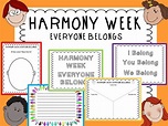 Harmony Week/DAY | Harmony day, Harmony day activities, Harmony
