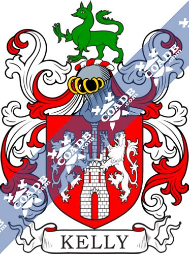 Kelly coat of arms and kelly family crest. Kelly Family Crest, Coat of Arms and Name History