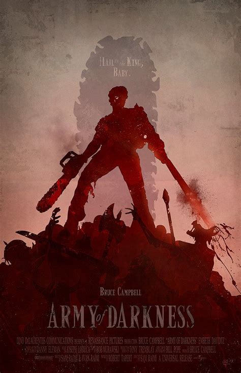 Army Of Darkness Fan Made Poster Art Hail To The King Baby