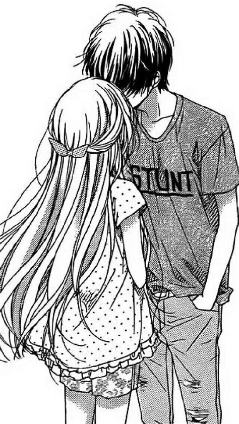 Anime Couple Parejas De Animé Abrazándose Manga Amor Manga Romance
