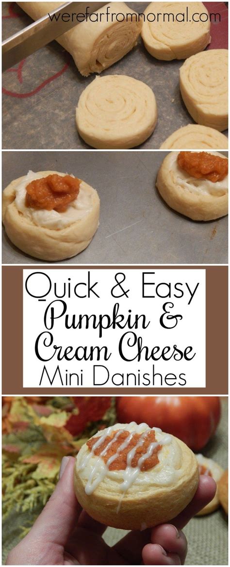 Didn't make the glaze so i can't speak for that but the pies were amazing on their own. Quick & Easy Mini Pumpkin Cream Cheese Danishes | Far From ...