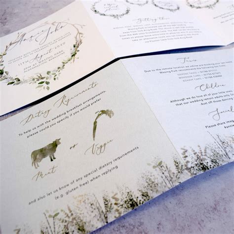 Enchanted Woodland Manor Wedding Invitation By Julia Eastwood