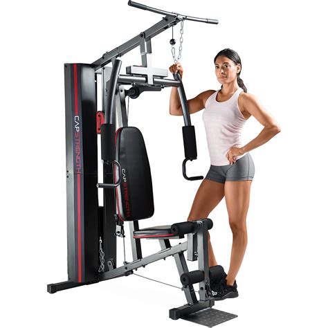 Cap Cs Home Gym With 125 Lb Weight Stack Academy