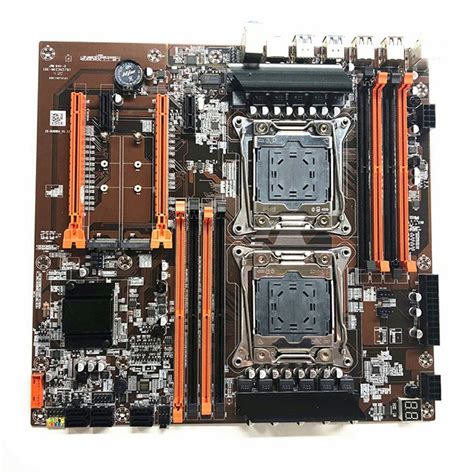 X99 Motherboard Intel Dual Cpu X99 Lga 2011 3 E5 V3 Ddr4 Recc 256gb M2