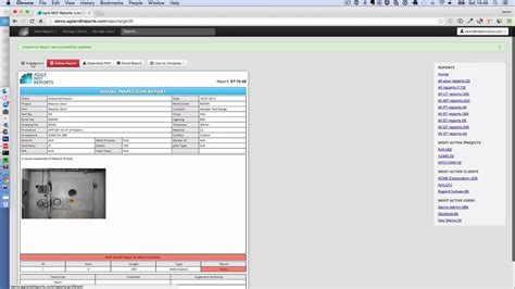 Editing An Ndt Report With The Agile Ndt Reporting System Youtube